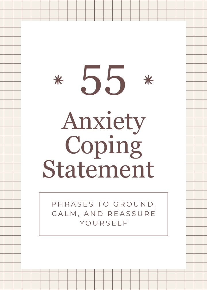 Anxiety Coping Statements
